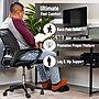 Mind Reader Ergonomic Foot Rest, Black (FTFOAM-BLK)~#|#~456A6036-340F-49FE-BC38752FF6B07AA4_sc7
