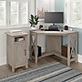 Bush Furniture Key West 34"W Small Corner Desk, Washed Gray (KWD134WG-03)~#|#~45787990-D399-431F-8C3E7A1A74123C59_sc7