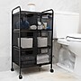 Mind Reader 6-Drawer Office Utility Cart, Black (6DRMESH-BLK)~#|#~4578BC5A-4F7D-4A17-AE6CF619883070A3_sc7