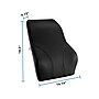 Mount-It! Ergo Collection Memory Foam Full-Back Cushion, Black (MI-1106)~#|#~458EE827-ED0C-45AB-ABC5D47E378EB8FB_sc7