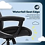 Serta Comfort Eco Ergonomic Velvet Fabric Swivel Executive Chair, Light Black (CCHR10006B)~#|#~4597F3B1-3AD9-46A8-8FF77B45E740FA77_sc7