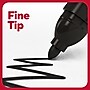 TRU RED™ Pen Permanent Markers, Fine Tip, Black, 5/Pack (TR54524)~#|#~45992843-903F-4387-B61850325731F7C1_sc7