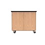 Diversified Woodcrafts Micro-Charge Station Wood Veneer Table with Storage (4741K)~#|#~45AC651C-CB81-4CB4-800E283A35FF3C33_sc7