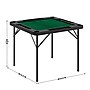 Flash Furniture Silas Folding Card Game Table, Black/Green (DADMJZ88BKGR)~#|#~45BAF538-3948-4F93-91FCCB288C7CA737_sc7