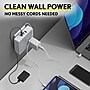 Overtime E63 7-in-1 Wall Outlet Surge Protector Extender with 4 AC Outlets, 2 USB-A & 1 USB-C Ports, White (OWPE63WH)~#|#~45C1E5F2-A189-491C-876721C06AE10C3B_sc7