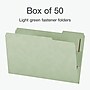 Pendaflex Pressboard Classification Folder, 2" Expansion, Legal Size, Gray Green, 25/Box (1006938)~#|#~45CDB903-0628-4321-ABB3488D826946B5_sc7
