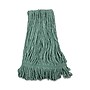 Boardwalk® Mop Head, Premium Standard Head, Cotton/rayon Fiber, Medium, Green~#|#~45DD8F40-C02F-45F9-A621BC80E05023BC_sc7