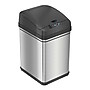 iTouchless Stainless Steel Sensor Trash Can with Locking Lid and AbsorbX Odor Control, Silver, 8 gal. (DZT08PL)~#|#~45E34955-1EB1-40BF-965E243D7DAD4B19_sc7