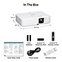 Epson EpiqVision Flex Wireless FHP Portable LCD Home Theater Smart Projector, White (V11HA85020-N)~#|#~45E5E32E-9908-4D62-A6781629313706E6_sc7