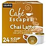 Cafe Escapes Chai Latte Coffee, Keurig® K-Cup® Pods, Light Roast, 24/Box (6805)~#|#~4612BB51-353C-4017-A1E849A29644B244_sc7