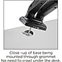 Lorell Adjustable Dual Monitor Mounting Arm, Up to 32" Monitor, Black (LLR99801)~#|#~462250B8-C869-495D-8853A166D04AE9C3_sc7