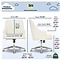 Serta Leighton Fabric Home Office Chair, Ivory (48444)~#|#~4630A2D0-4319-4F02-840EC42F057ADE61_sc7