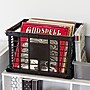 Iris Stacking File Crates, Letter/Legal Size, Black, 9/Carton (270010/200309CT)~#|#~46481EE3-5641-499D-AB42D956DD9BD506_sc7
