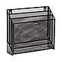 Mind Reader 3-Pocket Metal Mesh Mountable Wall File, Letter Size, Black (WAFIST3-BLK)~#|#~4654DB44-9DE7-4373-9F20E51BDC5B6464_sc7