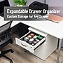Mind Reader Expandable 10-Compartment Metal Drawer Organizer, Black (DEERX-BLK)~#|#~4667E9FC-D00B-49C5-B64638998842B781_sc7
