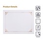 Better Office Certificate Holders, 8.75" x 11.25", White/Gold, 25 Certificate Holders/Pack (65259-25PK)~#|#~467E0283-C33B-472C-8D2B27933A54E6B0_sc7