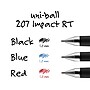 uniball 207 Impact Retractable Gel Pens, Bold Point, 1.0mm, Red Ink (65872)~#|#~CB5FCAB6-4310-4F27-BB62CBD5DDABAE40_sc7