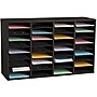 AdirOffice 500 Series 36-Compartment Literature Organizers, 39.3" x 11.8", Black, 2/Pack (500-36-BLK-2PK)~#|#~46AA5B09-CEB7-4375-873829D48678CF61_sc7