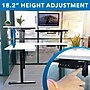 Mount-It! 63"W Electric Corner Adjustable Standing Desk, White/Black (MI-15017)~#|#~46BDF204-79A8-403B-8E31B44404D2EEE4_sc7