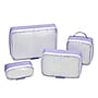 Florence by Mills x DELSEY PARIS No Drama 4-Piece Polyester Packing Cube Set, Lavender (F4398103628)~#|#~46C9B1B5-706E-4EB7-9494C1809E6B677A_sc7