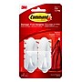 Command Medium Designer Hooks, 3 lb., White, 2/Pack (17081ES)~#|#~46D1B537-3241-4F65-B407A2D4D4772F4D_sc7