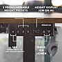 Mount-It! XL 75"W Electric Corner Adjustable Standing Desk, Brown/Black (MI-15025)~#|#~46DC0597-6AF8-4E5A-8ADD92771B008413_sc7