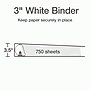Cardinal XtraLife ClearVue Heavy Duty 3" 3-Ring View Binders, D-Ring, White (26330)~#|#~46E917FD-8F1A-4840-A0331F9B6A1B5155_sc7