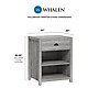 Whalen Fallbrook 2-Shelf Laminate Mobile Printer Stand, Smoked Ash (SPUS-FBPS-GM)~#|#~46F572F1-BE38-4E27-9C008725481E092D_sc7