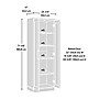 Sauder HomePlus 71"H Storage Cabinet with 5 Shelves, Pacific Maple (430334)~#|#~46FDA91A-B66D-4CB2-B3CA3696B2248721_sc7