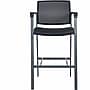 Lorell Contemporary Fabric Full Back Industrial/Shop Stool, Black/Gray (LLR30954)~#|#~4705AD44-0D79-48BA-90AF2330BEA2BDDE_sc7