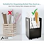 AdirOffice 20-Slot Mobile Roll File, Lockable, 24.75" H x 15.25" W x 13.25" D, Black (624-BLK-KIT1)~#|#~4724DB90-0977-4624-8B8BCCD98BF8F6E3_sc7