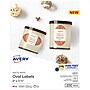 Avery Print-to-the-Edge Laser/Inkjet Oval Labels, 2" x 3-1/3", White, 200 Labels/Pack (22570)~#|#~473F9117-8186-4503-A87E5217DE2B8046_sc7