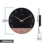 La Crosse Clock 12" Dark Sierra Wood Analog Quartz Wall Clock (404-3630C)~#|#~4760F198-B328-4302-B1E88E41622FDE4E_sc7