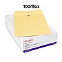 Staples Clasp & Moistenable Glue #12.5 Kraft Catalog Envelopes, 9.5" x 12.5", Brown, 100/Box (535013/17076)~#|#~476DD972-99F8-4628-B063B9E5363B7C67_sc7