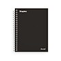 TRU RED Premium 1‑Subject Small Notebook, 3.5” x 5.5”, College Ruled, 200 Sheets, Black~#|#~477DF328-1460-4384-991999923F16C31B_sc7