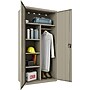 Lorell Fortress Series 72" Steel Wardrobe Cabinet, Putty (LLR66965)~#|#~479E1E69-017E-46DF-A386DAC41961DDCD_sc7