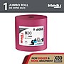 WypAll PowerClean X80 Cloth Cleaning Wipers, 12.4" x 13.4", Red, 455 Sheets/Roll (41055)~#|#~47C34FCC-F3D3-4903-AC785400A9D612EF_sc7