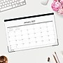 2027 Blue Sky Enterprise 17" x 11" Monthly Desk Pad Calendar, Black/White (111293-27)~#|#~47C3ECA0-3080-4A00-B8761A6F0684EAFB_sc7