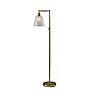 Adesso Gio 56"H Antique Brass Floor Lamp with White Glossed Glass Shade (3305-21)~#|#~47C4377F-13F8-4FB4-85614D7DC5AEE07F_sc7