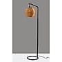 Adesso Maeve 60" Black Floor Lamp with Round Shade (9407-01)~#|#~47D875C2-27A0-41F2-96FEA61182A135CF_sc7