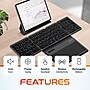 Delton F92 Foldable Portable Wireless Keyboard with Touchpad, Black (DKBF92)~#|#~47E9A214-B990-4A75-BA54A3F9DEC301D6_sc7