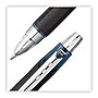 uni-ball Jetstream Retractable Hybrid Gel Pen, 1 mm, Blue-Infused Black Ink, Black/Blue/Silver Barrel~#|#~482F0351-F81A-4AFF-AA8D42C7F17CD1C0_sc7