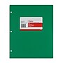 Staples 3-Hole Punched 2-Pocket Plastic Portfolio Folder, Green (ST52806-CC)~#|#~482F0D46-6988-4078-8081CDE5473D78E7_sc7