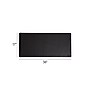 Smead Large Vegan Leather Anti-Slip Desk Pad, 36" x 17", Charcoal (64828)~#|#~48336548-B3DE-4805-BC0107A33AC9F530_sc7