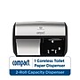 Georgia-Pacific Compact 2-Roll Side-by-Side Coreless Toilet Paper Dispenser, Faux Stainless (56796A)~#|#~483F5058-FD93-41B6-B37E2AFD8811607E_sc7