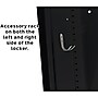 AdirOffice 72"H Single Tier Black/White Storage Locker (ADI629-201-B-W-DL)~#|#~4841260D-0D29-43CE-82D4EB3B8484F865_sc7