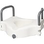 Dynarex Locking Elongated Raised Toilet Seat With Arms (10360)~#|#~4841F94A-764D-499F-A93B77D4D0389D59_sc7