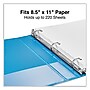 Universal Deluxe Heavy Duty 1" 3-Ring View Binder, Light Blue (UNV20713)~#|#~48586229-405C-449F-B7AD12BD62C77A91_sc7