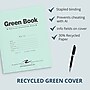 Roaring Spring Paper Products Exam Notebooks, 7" x 8.5", Wide Ruled, 8 Sheets, Green, 600/Case (77508CS)~#|#~486F379D-280F-47F6-8A5F63D7A74233A3_sc7