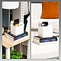 Mind Reader 2-Compartment Plastic Desk Organizer, White (SIMPORG-WHT)~#|#~488FD3EC-0ECD-4D0D-9F525897AEEEF927_sc7